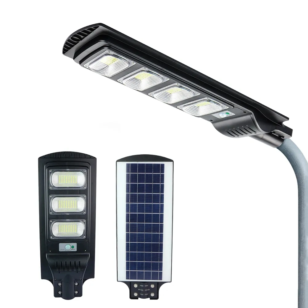 Bateria de lítio economizadora de energia, com iluminação para ruas, à prova de água, IP66, Super Bright Luz de rua solar