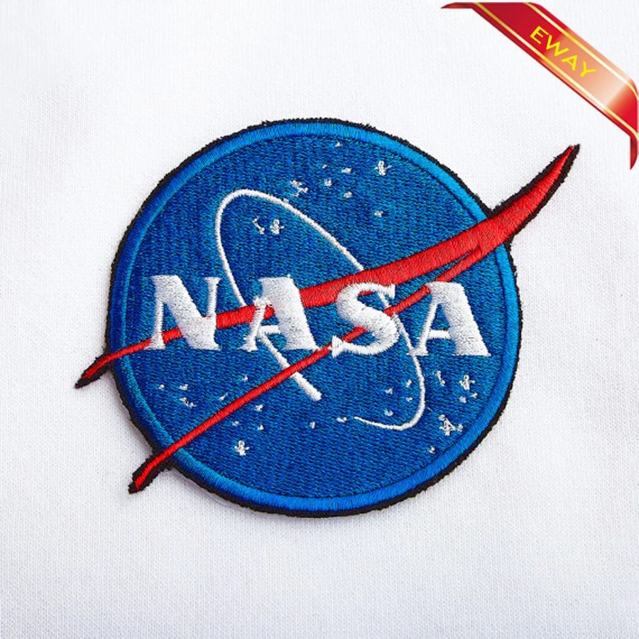 Garment Embroidery Fabric Label Woven Embroidery Patch Label