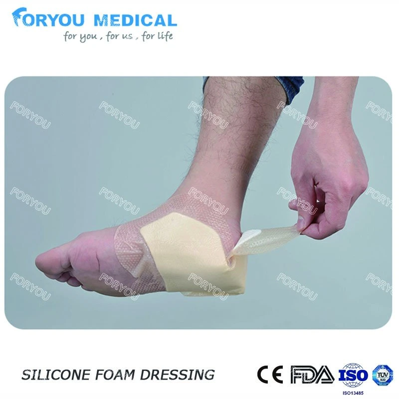 Surgical Dressing Soft Silicone Foam Dressing Non Border Adhesive