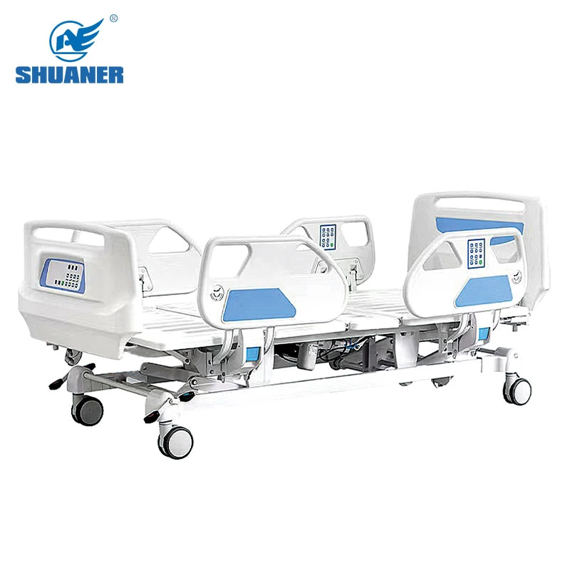 5 Function ICU Electric Hospital Bed Equipment Surgical Medical Multifunction Shuaner