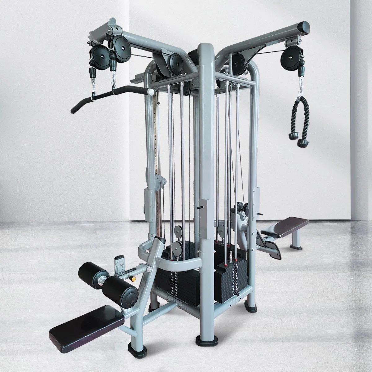 Professional Gym Pin Loaded Machine Cable Multifunctional Trainer Four Station Fitness