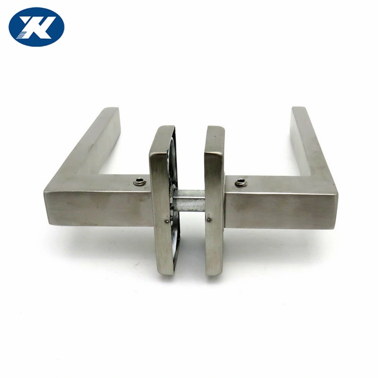 Stainless Steel Square Cover Inner Door Square Tube Lever Handle