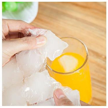 Disposable PE Material Ice Trays Self-Seal Faster Freezing Maker Ice Cube Bags