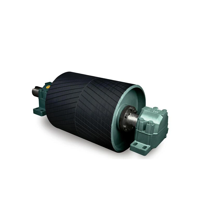 Conveyor Drive Drum Pulley with Rubber Coat for Good Wear Resistant