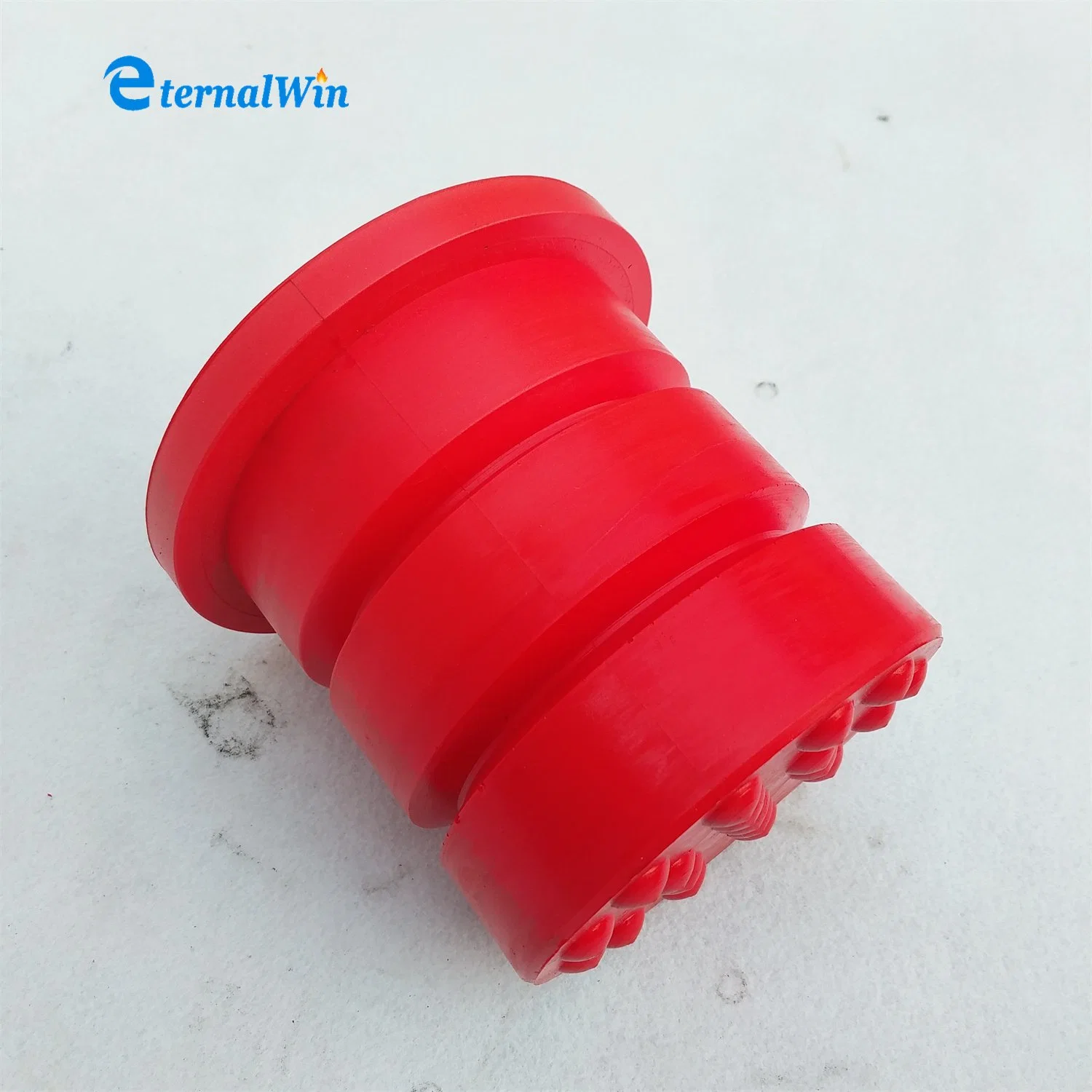 Pin Crane Polyurethane Buffer Rubber Block Buffer Driving Crane with Steel Plat