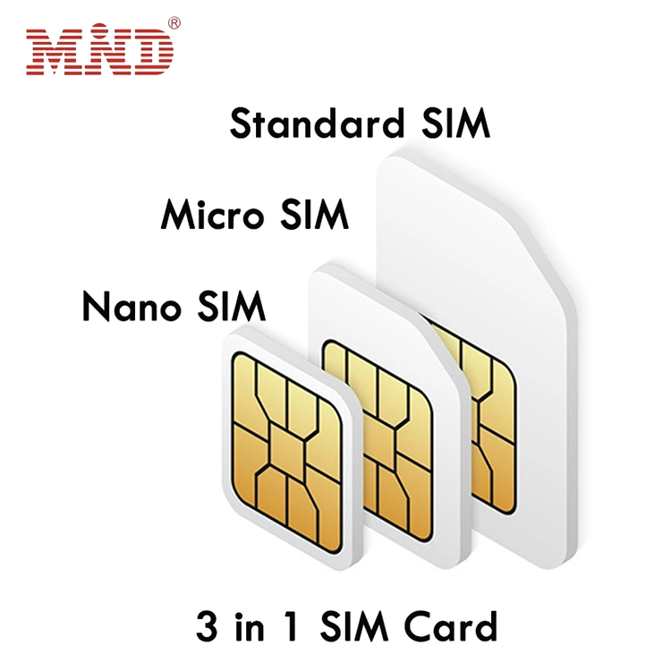 Thc80f480A Global Roaming LTE 4G 2FF 3FF 4FF 3 in 1 M2m SIM Card