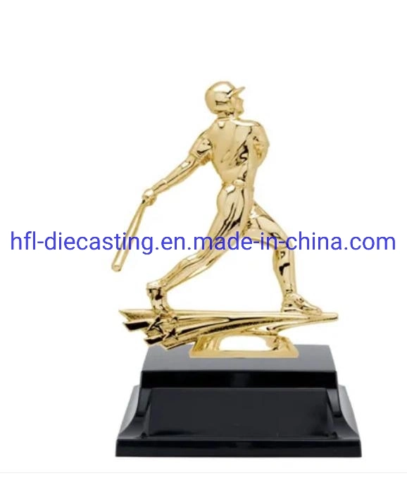 Diseño creativo chapado oro Trofeo Honor el deporte por Molde de moldeado a presión de aluminio