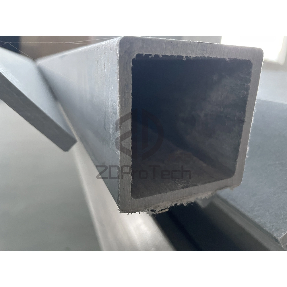 Fiberglass Square Rectangular Box Section Hollow Tube Gfrp Tube for Municipal Construction