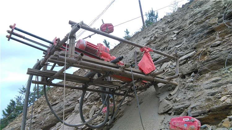 Portable Electric Borehole Drilling Rig for Quarry