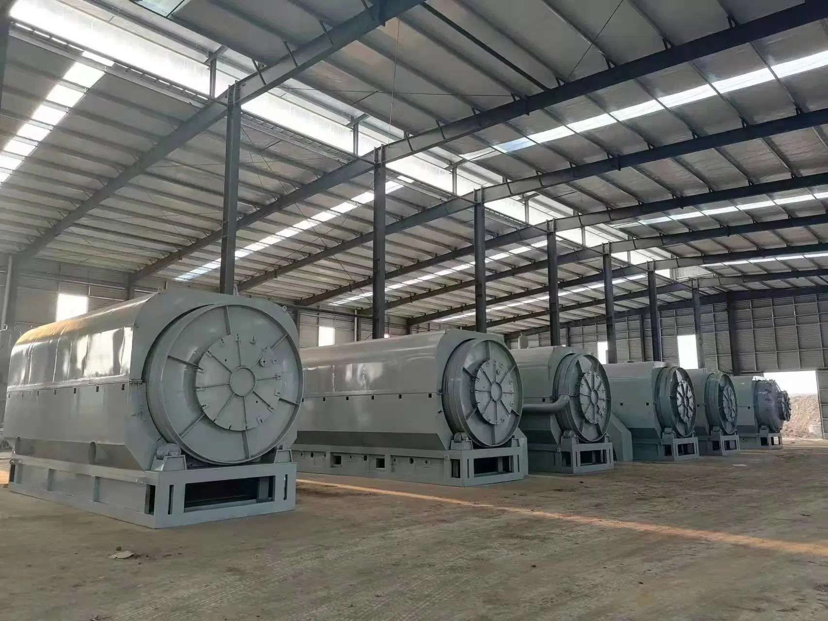 30-60ton Per Day Continuous Waste Tyre Recycling Pyrolysis Machine with High Production