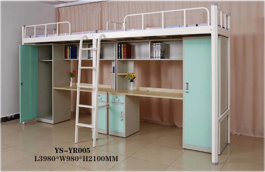 Wholesale/Supplier Knock Down Metal Detachable Dormitory Steel Bunk Bed Double Beds