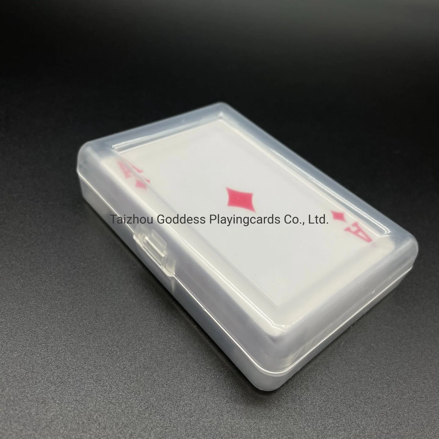 PP Subtransparent Rectangle for Single Deck Non-Standard Wide Playing Cards Porker Game Box with Clamshell