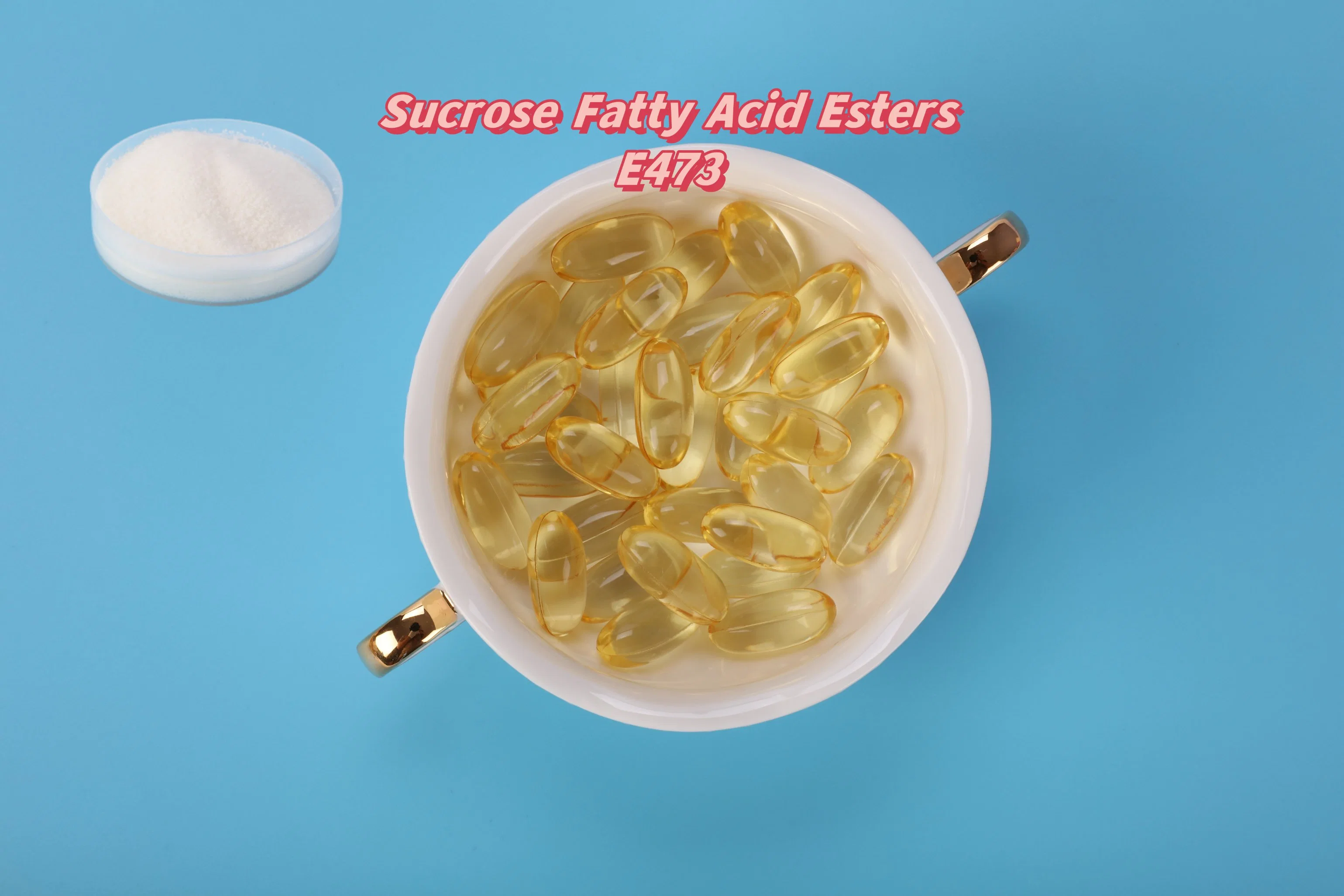 Food Emulsifier High Content Sucrose Ester/Sucrose Fatty Acid Ester/Se E473