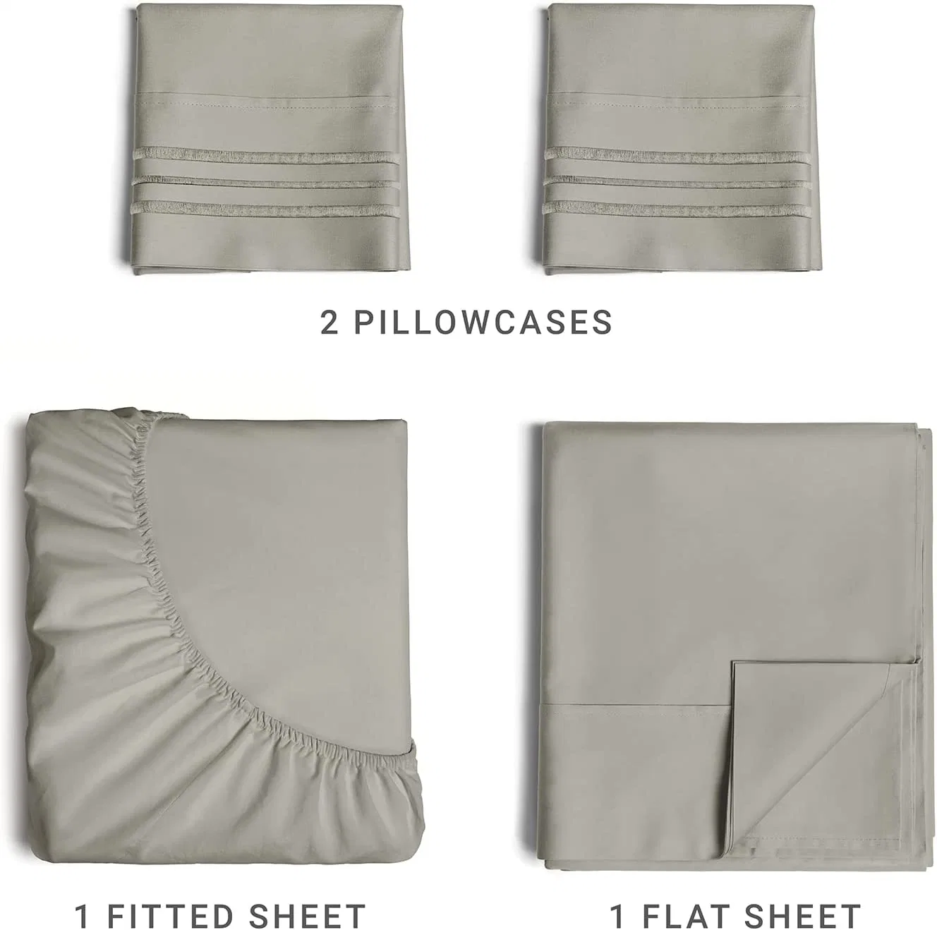 Queen Size Sheet Set - Breathable & Cooling - Hotel Luxury Bed Sheets