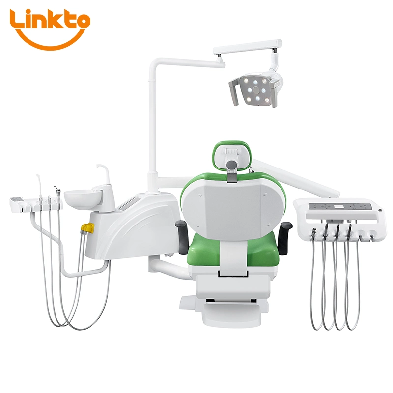 CE aprobación silla Dental de Rendimiento de alta calidad/alto costo Fabricante precios de Dental Unidad de silla con 8 bombillas LED Lt-325 QA