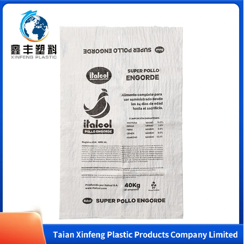 Rice Bag 25kg 50kg Plastic Sand Cement Packaging Bags Poly PP Woven Sacks PP Woven Packaging Bag Plastic Packaging Rice Sack for Chemical Fertilizer