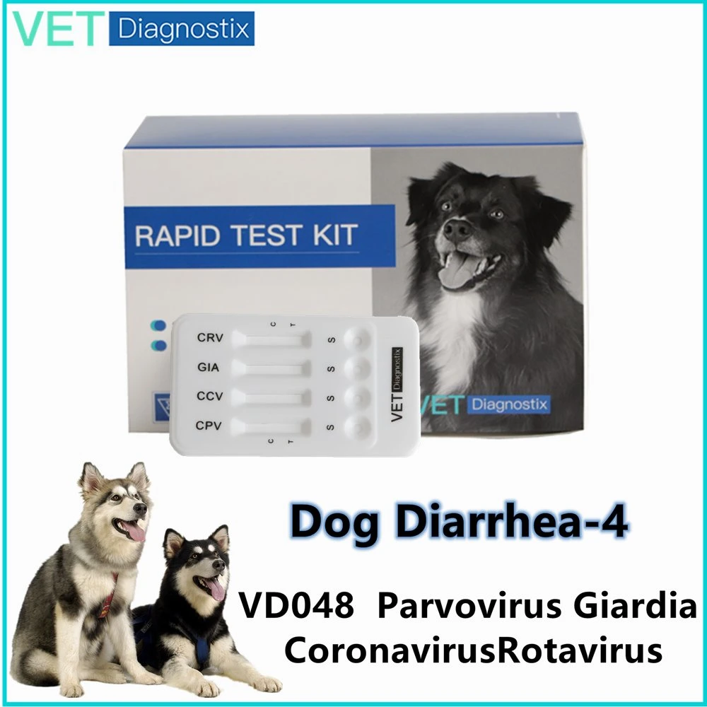 Canine Parvovirus Coronvirus Giardia Rotavirus Antigen Combo Test Kit