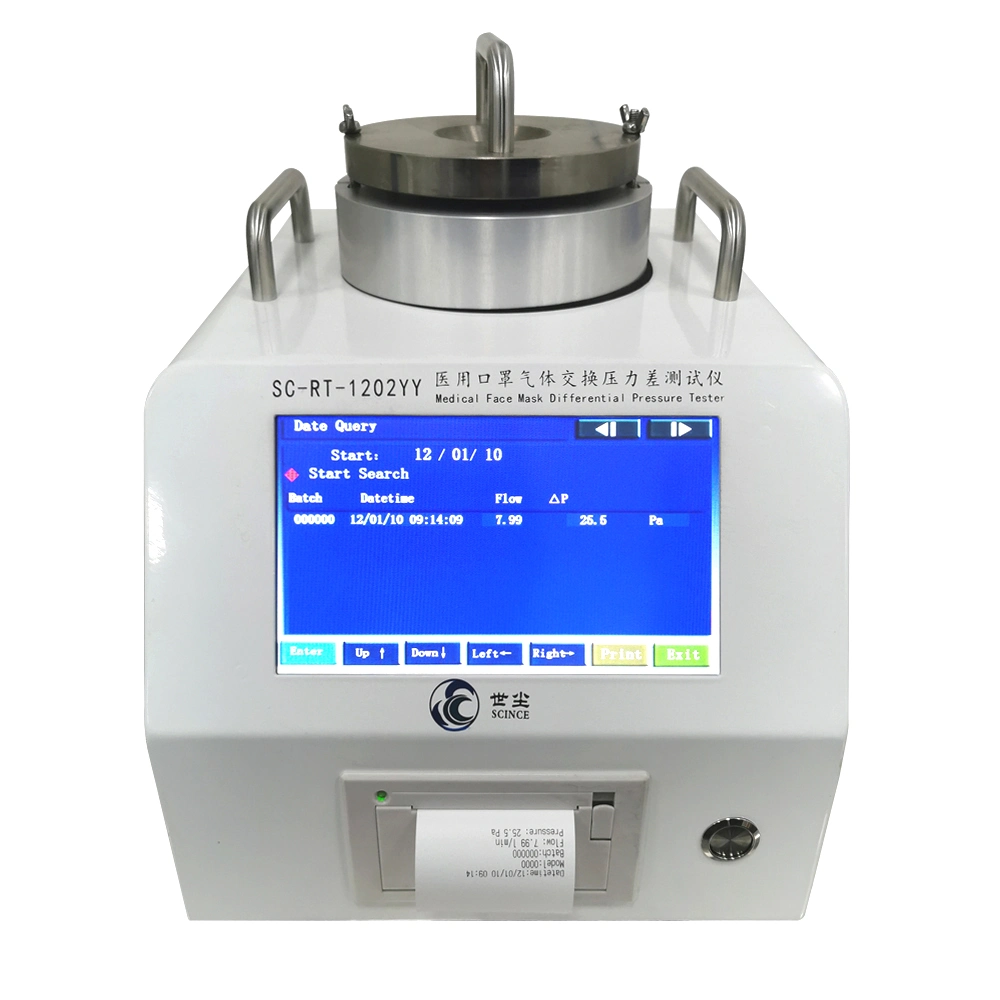 Face Mask Differential Pressure Tester Comply with Yy/T 0969-2013