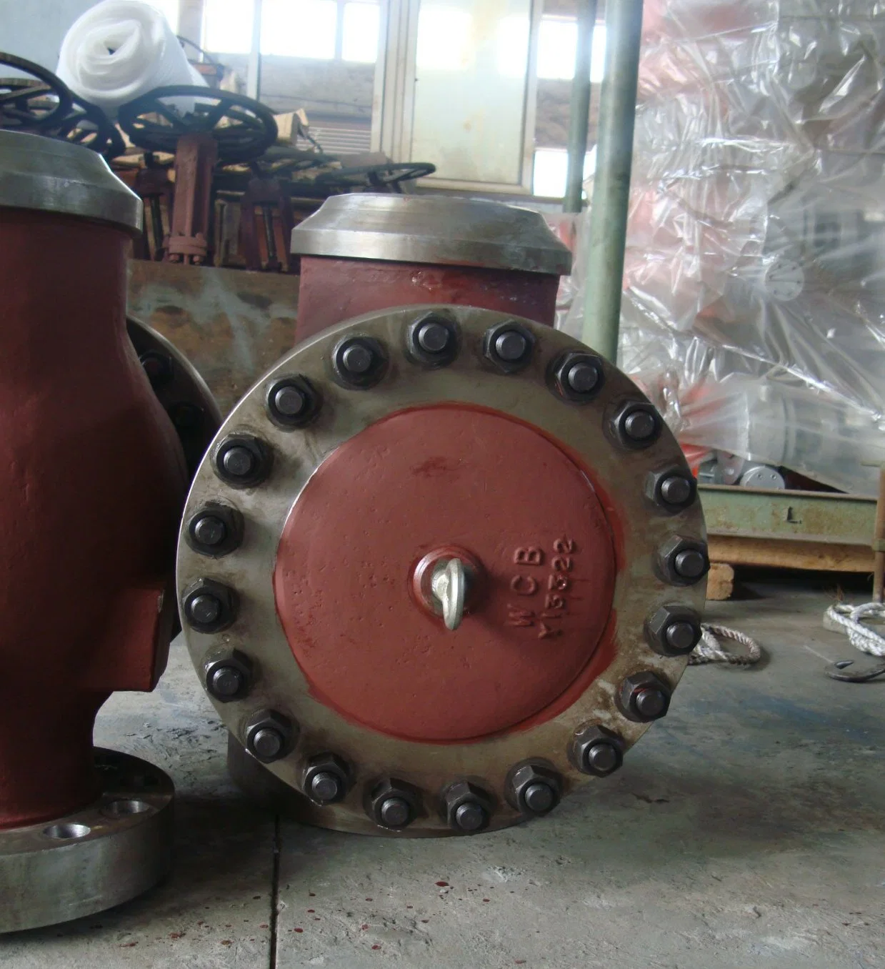 flange with weld Swing Check Valve WCB PN235 power station valve