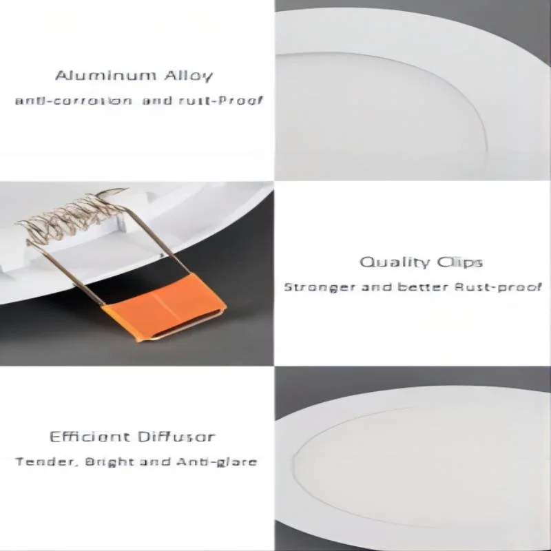 15W Round Recessed Slim LED Panel-Light Ceiling Light China Factory Direction Price