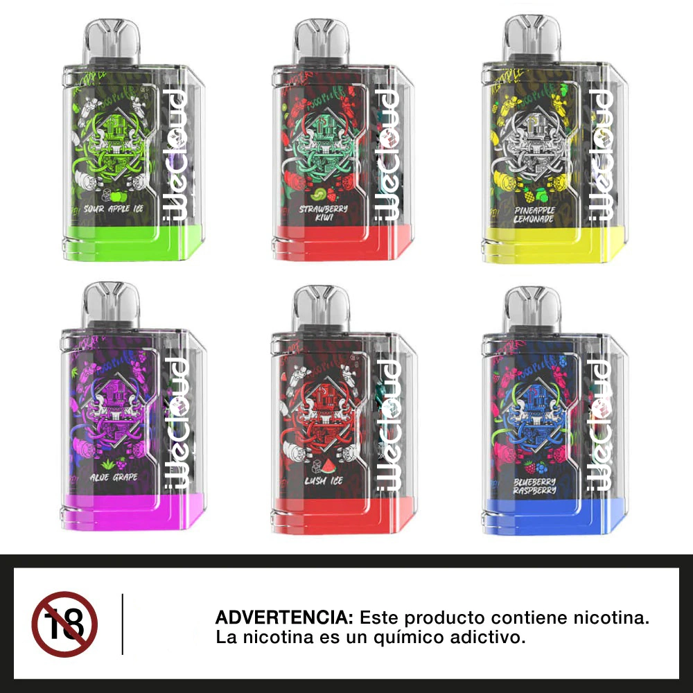 100 % Original 7500 puffs 18 ml Vape Liquid 650 mAh Vente en gros d'ecigarette rechargeable et jetable