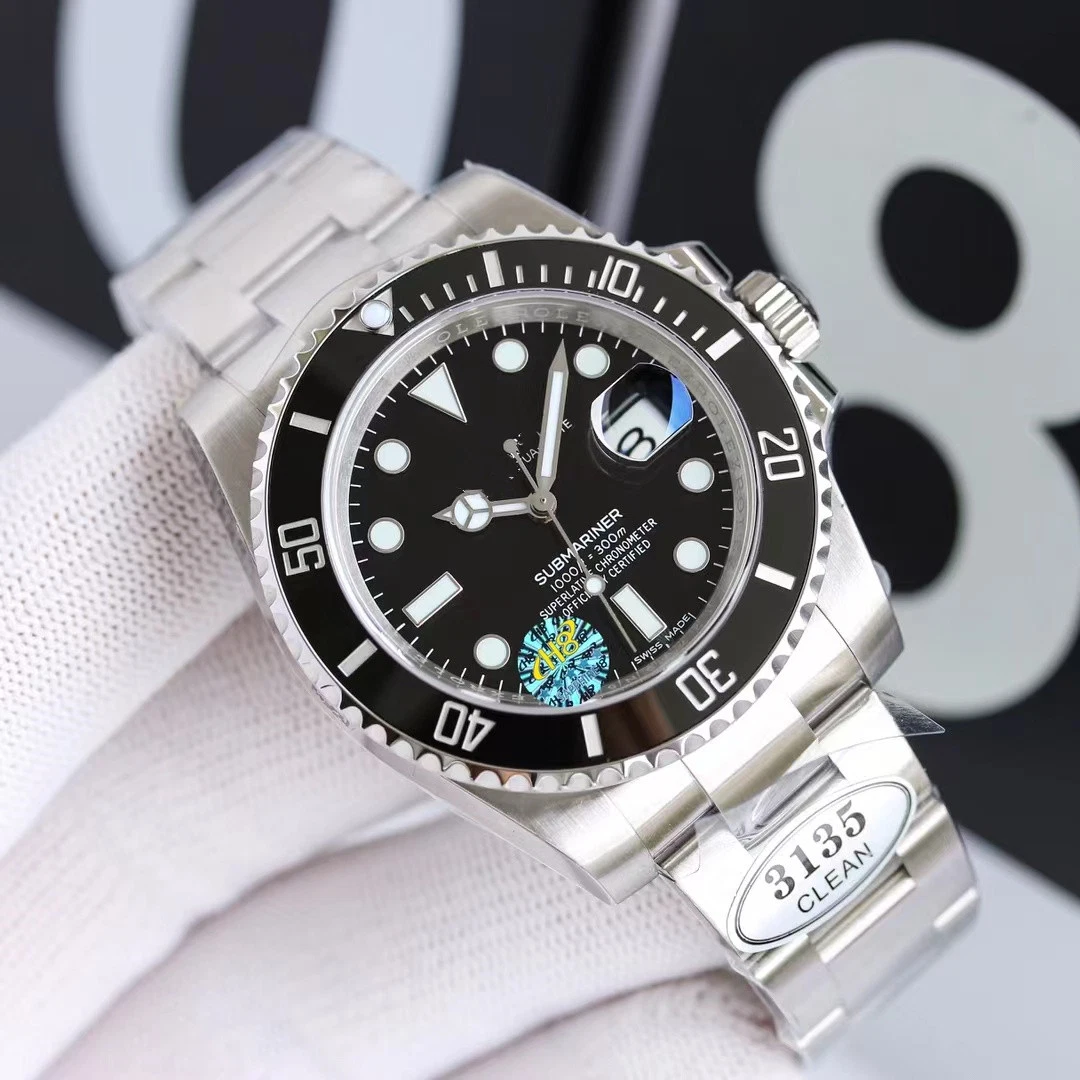 Rolexes's Diamond Watch, Mechanical Watch, Men's Watch, Quartz Watch Green Water Ghost Men Mechanical Fashion Watch