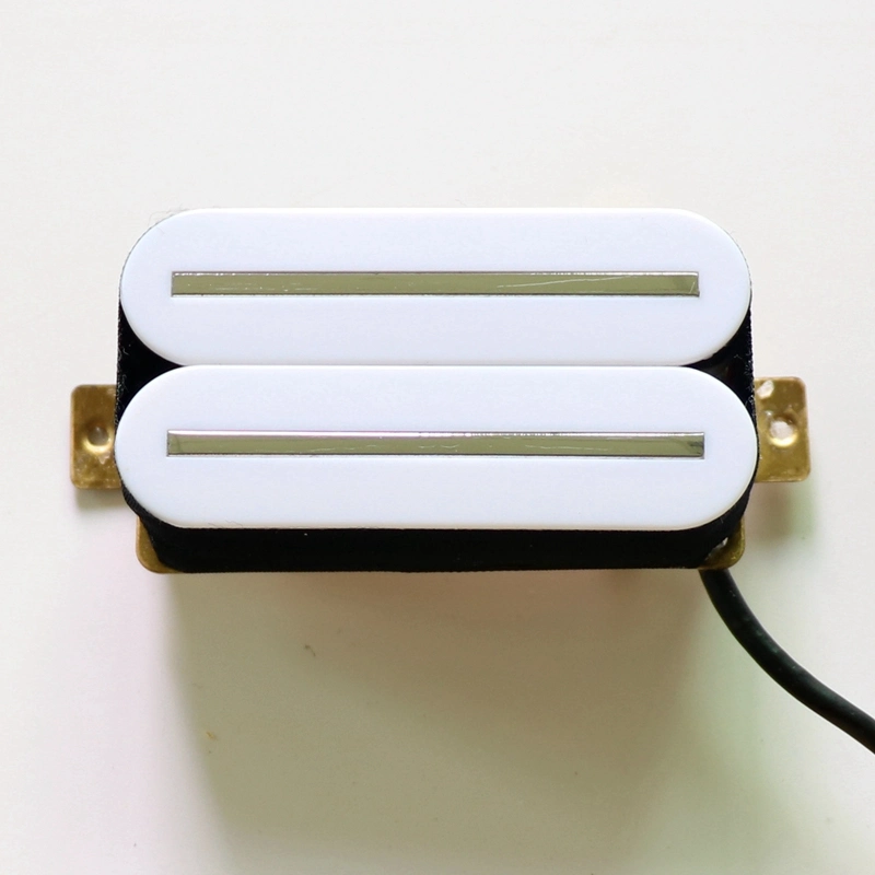 Popular White Color High Output Humbucking Guitar Pickup Double Blade OEM Guitar Parts