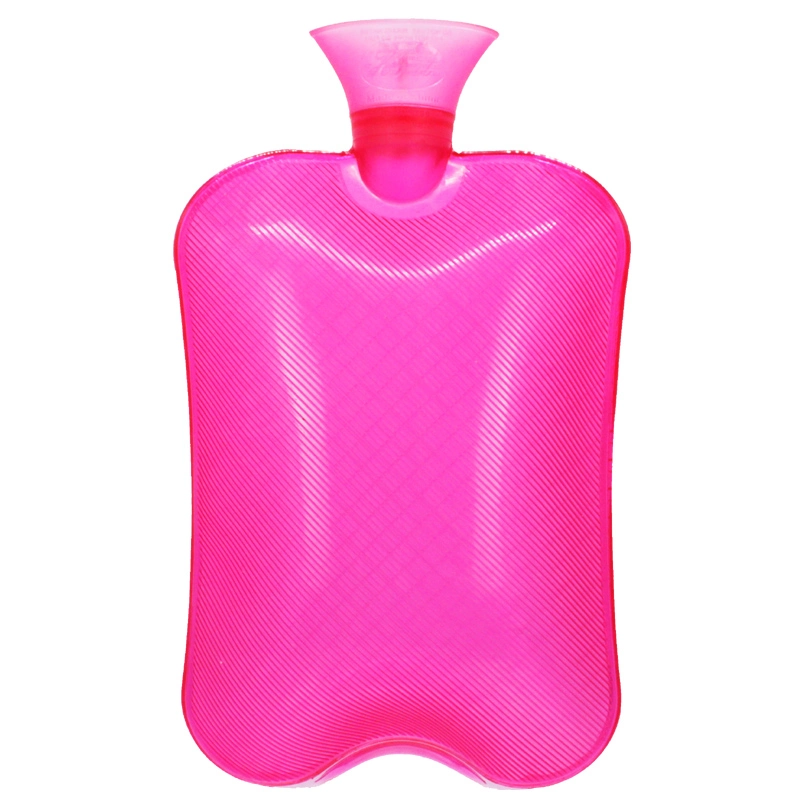 Popular Rose Red New Design PVC Hot Water Bottle