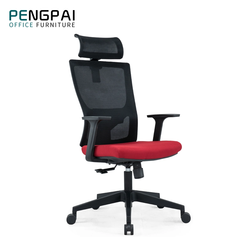 Diseño de silla de oficina ergonómico de Nuevo Equipo Ejecutivo respaldo alto silla giratoria Silla de malla