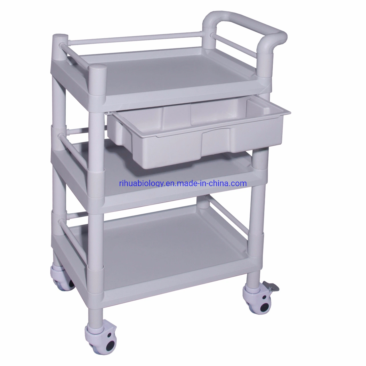 Hr-101J Hôpital multifonction chariot ABS/3 étagères