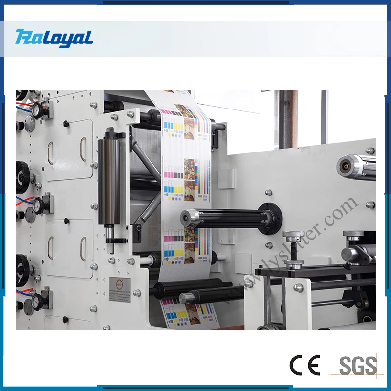 High-Speed Labels&Stickers Flexo Printing Machinery with Rotary Die Cutting Station and Sheeting Station Stacking Function