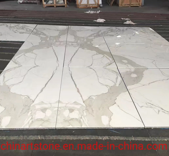 Luxury White Blue Green Stone Marble Composited with Aluminum Honeycomb in The Back for Wall and Floor Tile