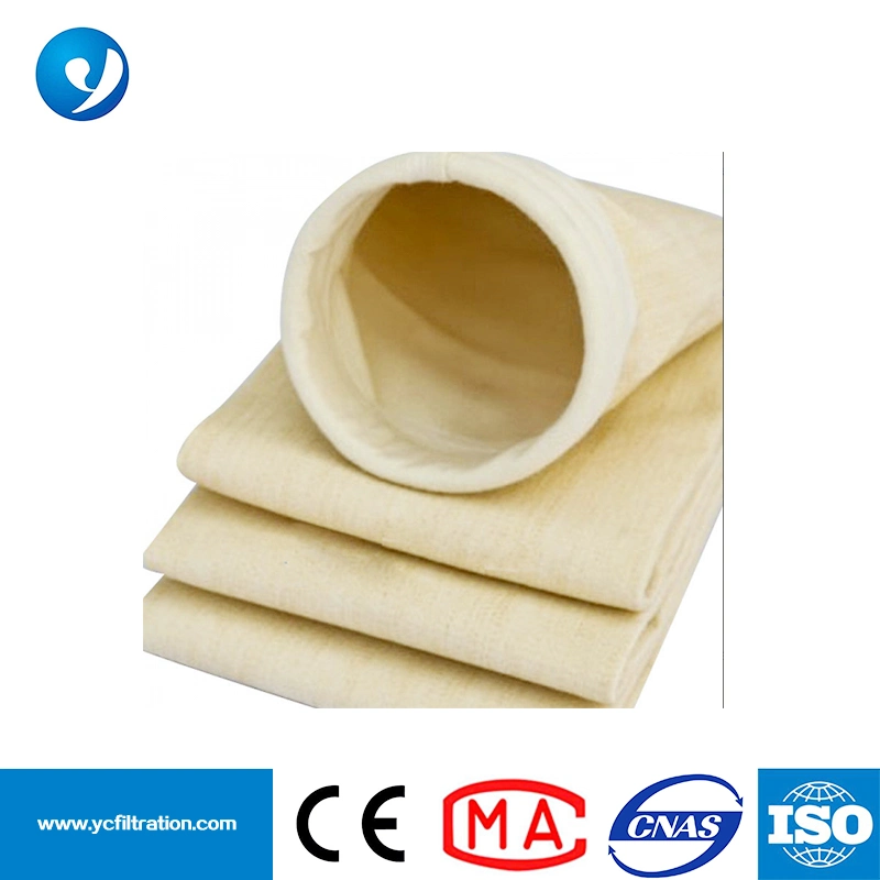 Best Seller Nonwoven Fiber Bag PPS/P84/PTFE Material Dust Filter Bag for Steel/Metal Plant with Free Samples