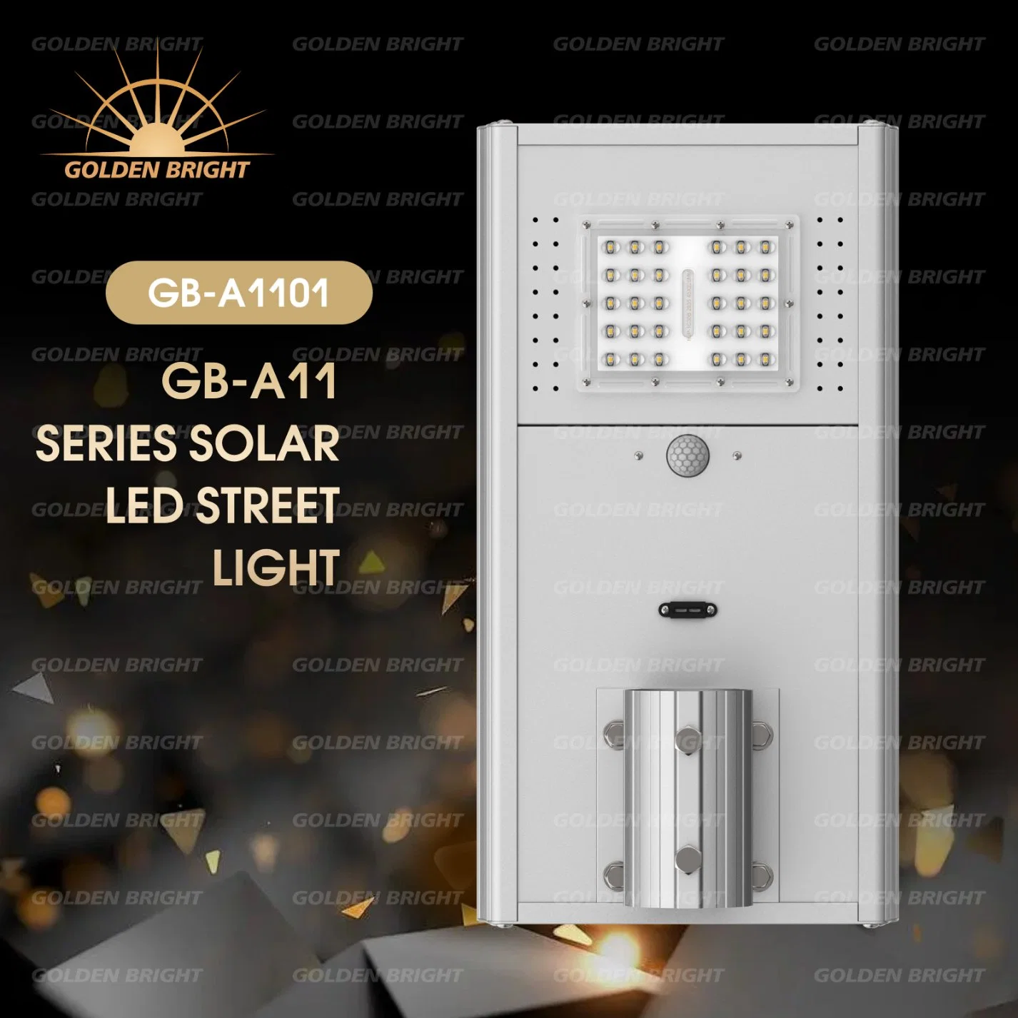 Customized CE Approved with Light Source LED Road 100W Lamp Solar Street Lighting
