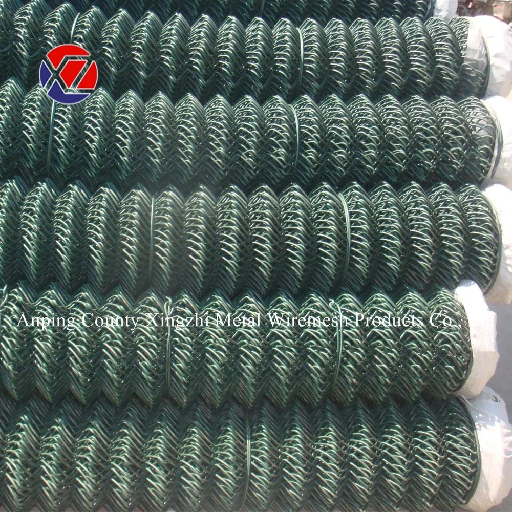 2,4/3,4mm alambre PVC recubierto cadena enlace malla Esgrima