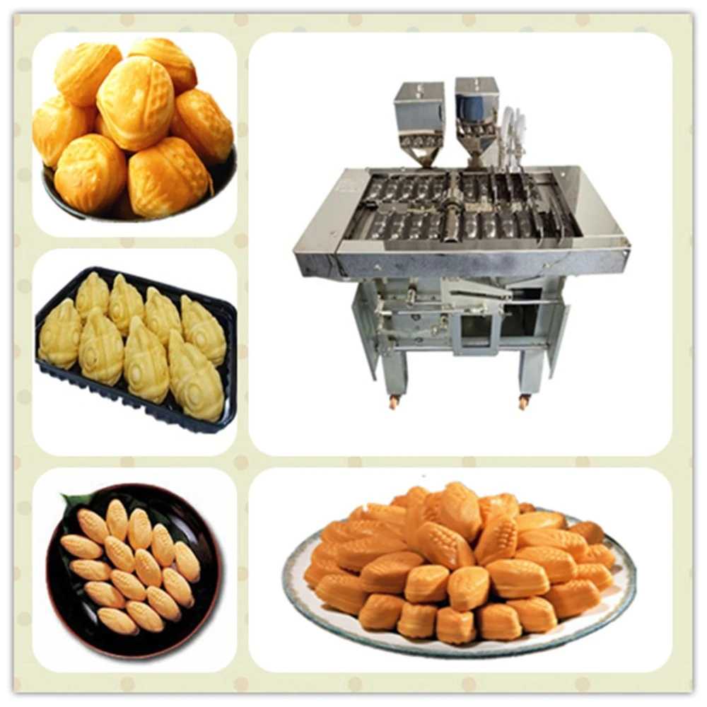 Mini Automatic Delimanjoo Fish Walnut Cake Mould Bakery Machine