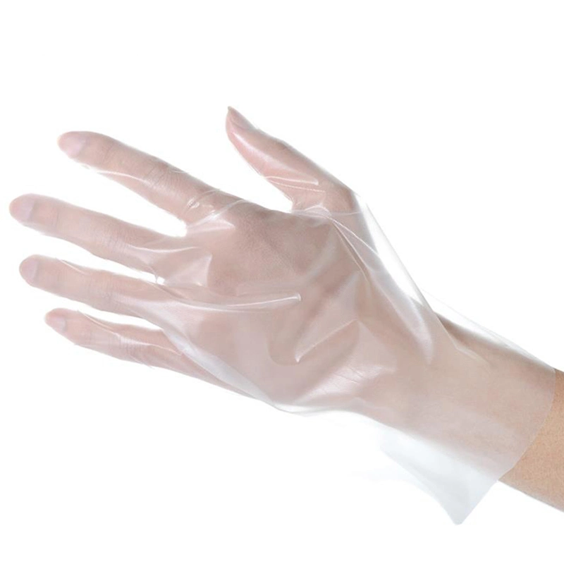 New Generation Plastic Disposable TPE Gloves for Food Using