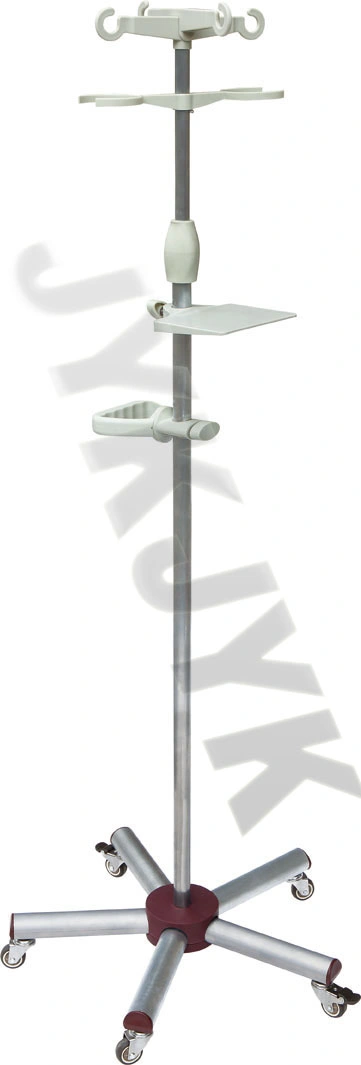 Stainless Steel IV Stand with Mobile Base