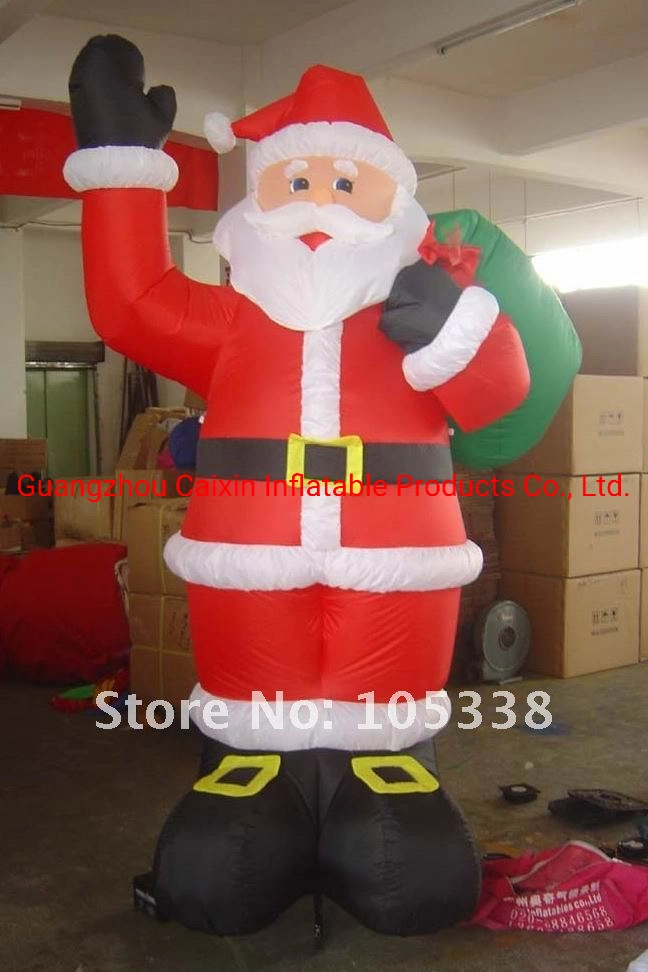 8m 26ft decoración de Navidad al aire libre con Papá Noel inflable gigante Inflatables iluminado Santa