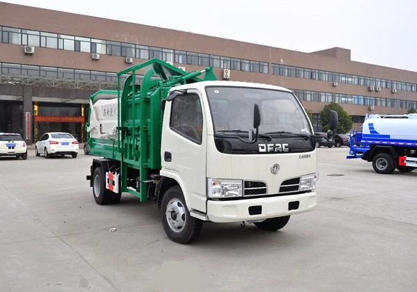 Dongfeng 4X2 Side Loading Garbage Truck