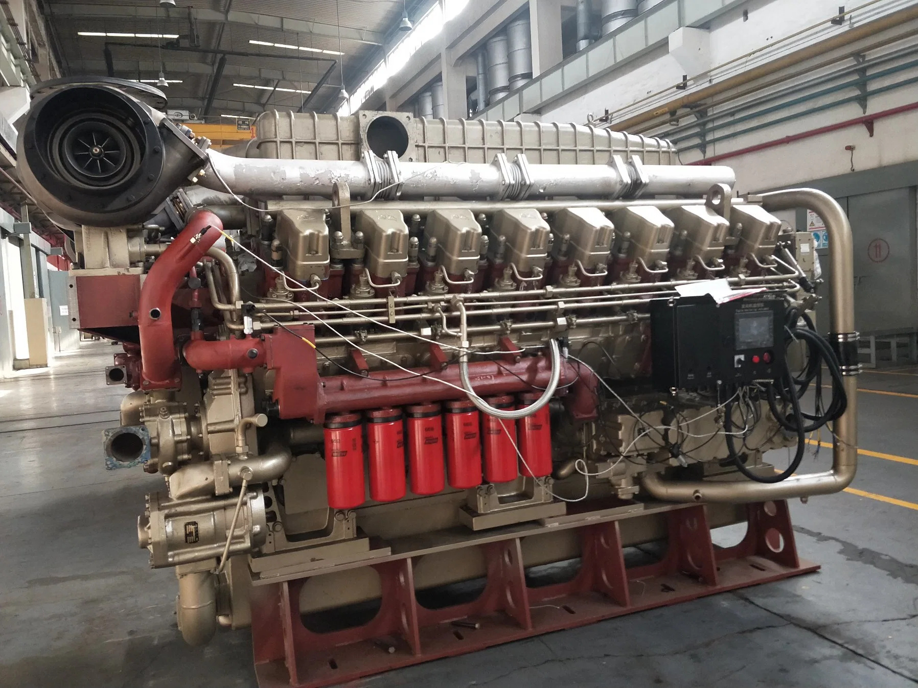 Jichai Brand 1000kw Natural Gas Generator Engine Model H16V190