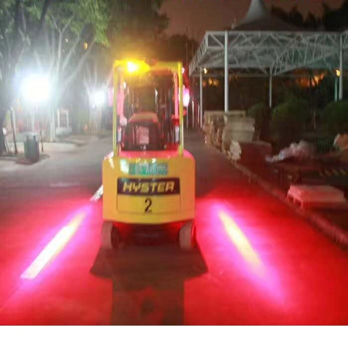 Red Zone Electrical Forklift Machinery Warning Emergency Light