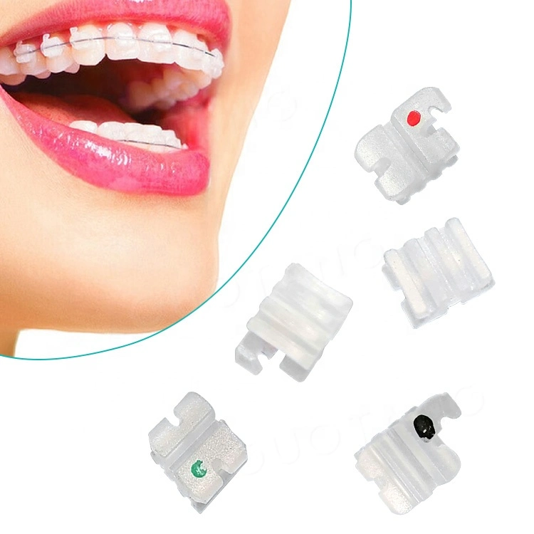 FDA CE ISO Certificated Orthodontic Materials Ceramic 018 Mbt Brackets