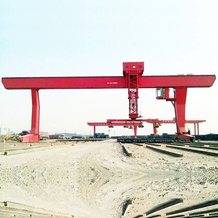 10 Ton Single Beam Gantry Crane out Door Lifting Marble