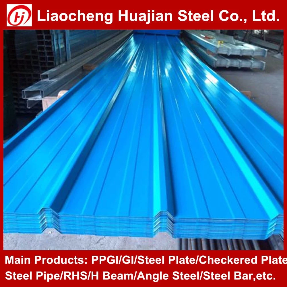 Building Material Roof Sheet Galvanized Corrugated Steel Metal Sheet Roofing Sheet