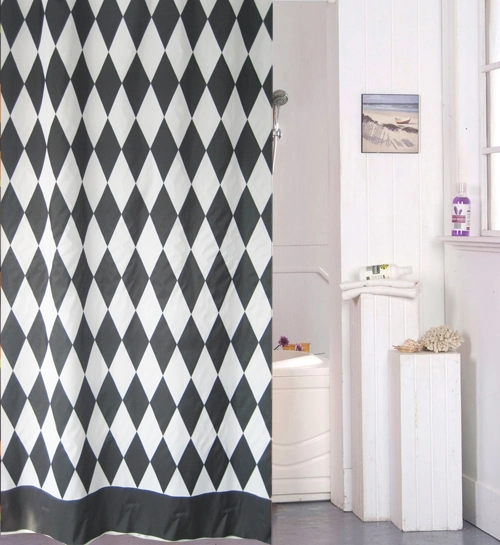 Popular Design Polyester Shower Curtain