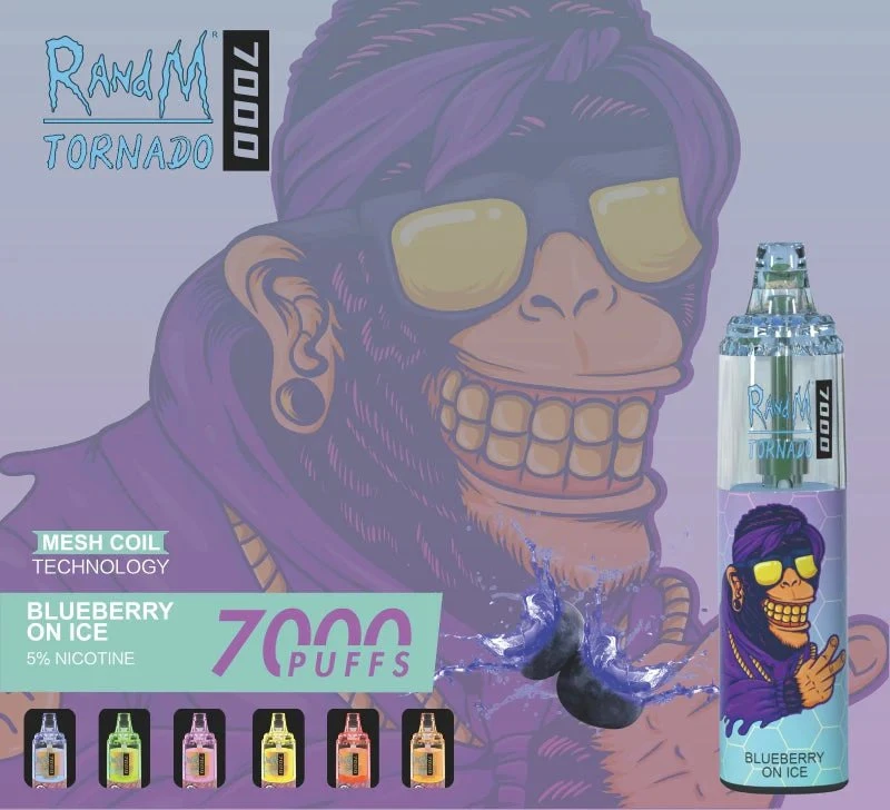 Randm Tornado 7000 puffs одноразовый Vape E сигарет 7000 Puff