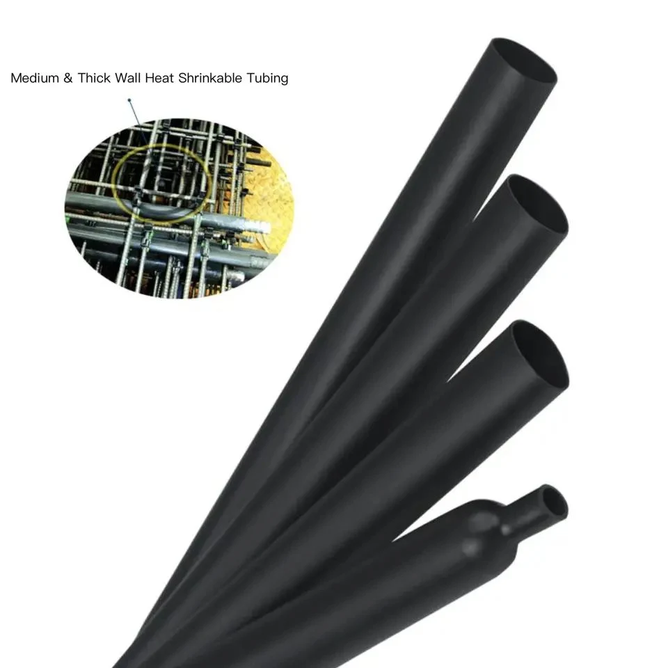 Black Auto RoHS Electrical Double Wall Heat Shrink Tube Heat Shrink Sleeves