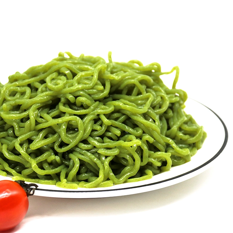 Hight Quality Konjac Food Low Carb Spinach Konjac Noodles