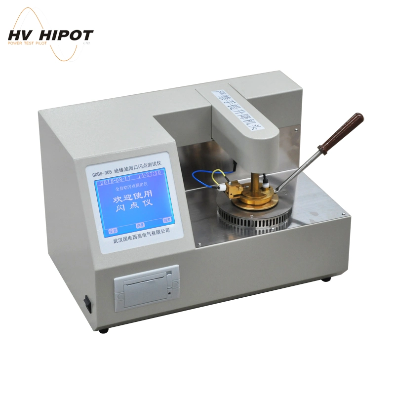 HV HIPOT GDBS-305A Automatischer Flammpunkt geschlossener Cup Tester für Erdölprodukte